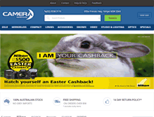 Tablet Screenshot of camera-warehouse.com.au